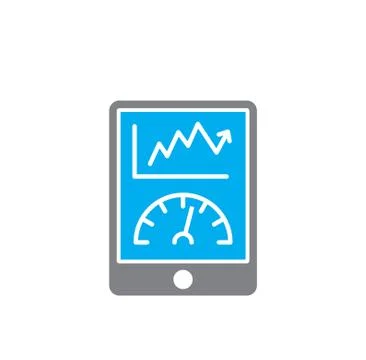 High performance related icon on background for graphic and web design. Creative Illustrazione stock