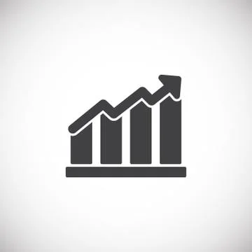 High performance related icon on background for graphic and web design. Creative Illustrazione stock