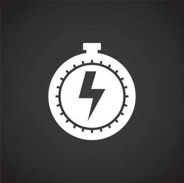 High performance related icon on background for graphic and web design. Creative Stock Illustration