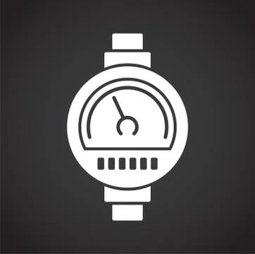 High performance related icon on background for graphic and web design. Creative Illustrazione stock