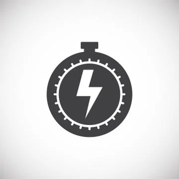 High performance related icon on background for graphic and web design. Creative Stock Illustration