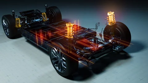 High Performance Vehicle Underbody Video stock 327912567