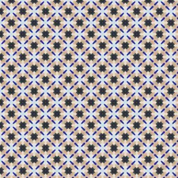 High pixel abstract geometric background pattern with blue and brown color Illustrazione stock