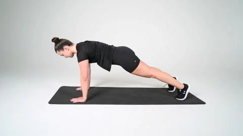 High plank Stock Footage 314196111