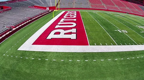 High Points Solutions Stadium, Rutgers aerial Video stock 49842906