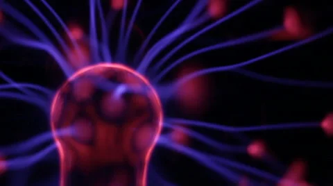 High Power Electric Plasma Lightning Ball Toy Stock-Footage 62221610