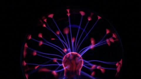 High Power Electric Plasma Lightning Ball Toy Stock-Footage 62221676