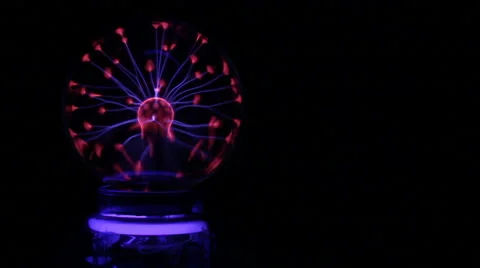High Power Electric Plasma Lightning Ball Toy Stock-Footage 62221791