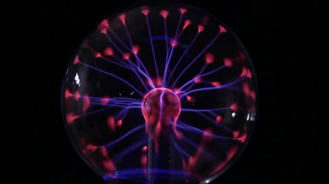 High Power Electric Plasma Lightning Ball Toy Stock-Footage 62221923