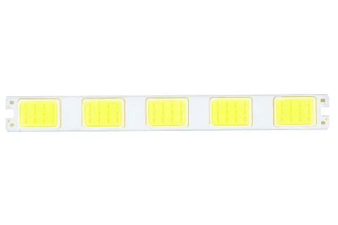 High power linear SMD white lighting LED assembly Stock Photos
