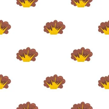 High powered explosion pattern seamless Stock Illustration