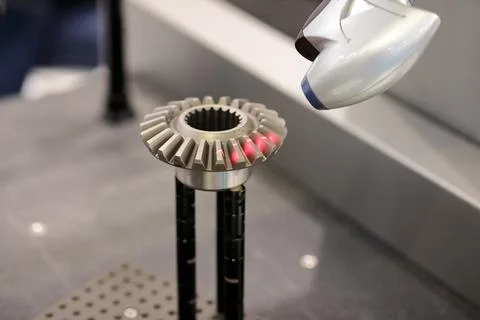 High precision 3D optical scanning Stock Photos