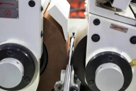 High precision centerless grinding CNC machine Stock Photos
