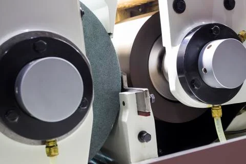 High precision centerless grinding CNC machine Stock Photos