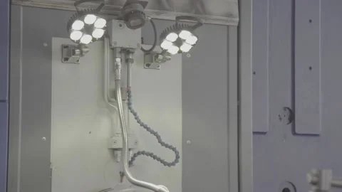 High-precision coordinate boring machine CNC Stock Footage 105293404