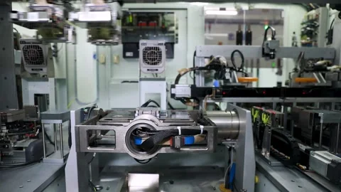 High Precision Die Attach and Encapsulation Equip Video stock 342621629