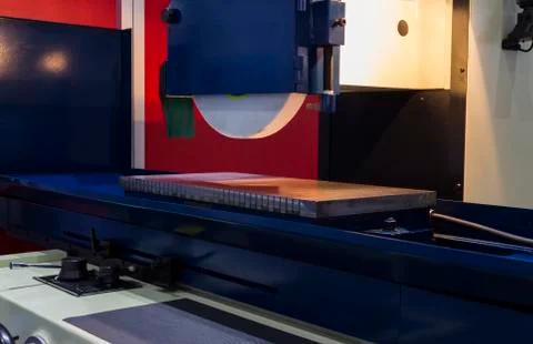 High precision horizontal grinding CNC machine Stock Photos