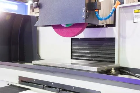 High precision horizontal grinding CNC machine Stock Photos