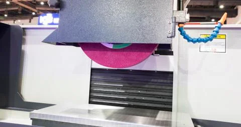 High precision horizontal grinding CNC machine Stock Photos