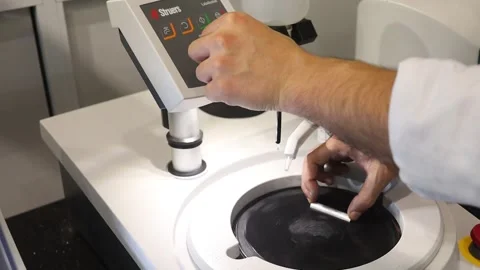 High-Precision Hot Polishing Machine for Industrial Applications Stock Footage 294976210
