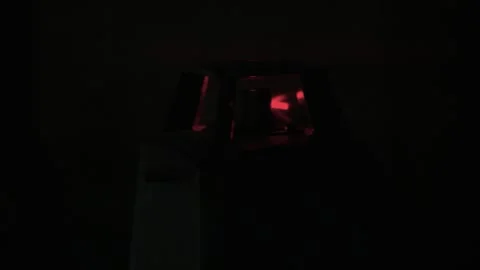 High Precision Laser Level on Tripod with Red Light for Enhanced Measurement Stock Footage 305871127