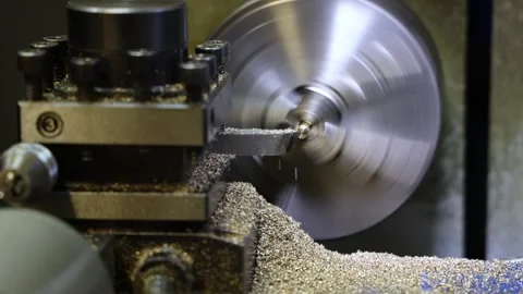 High-Precision Milling Machine in Action Video stock 314522232