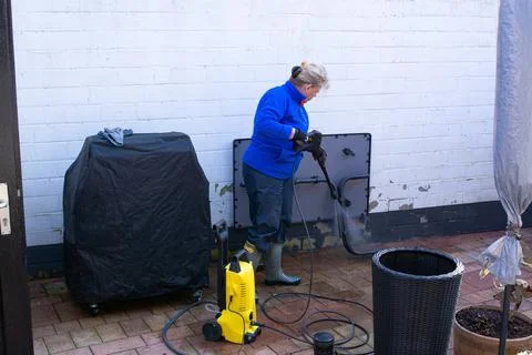 High Pressure Cleaning Stock Photos