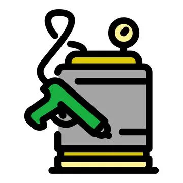 High pressure compressor icon color outline vector Stock-Illustration