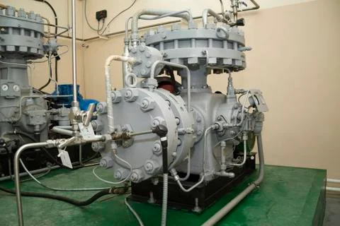 High pressure compressor. Stock Photos