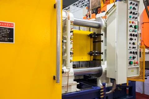High pressure die casting machine Stock Photos