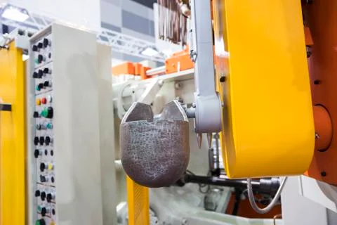 High pressure die casting machine Stock Photos