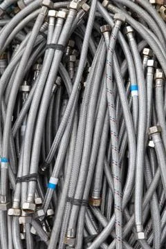 High pressure hoses Foto stock