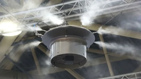 High pressure humidification system with one or more humidification units Stock Footage 77579842