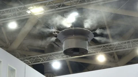 High pressure humidification system with one or more humidification units Stock Footage 80991084