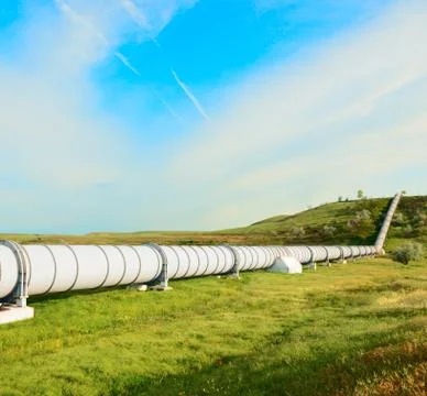 High pressure pipeline Stock Photos