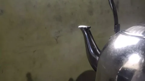 The High-Pressure Steam of The Kettle Stock Footage 314807915