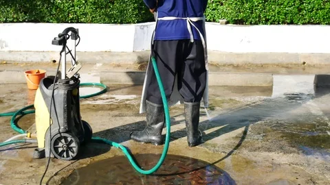  high pressure water 01 Video stock 69788960