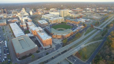 High Push on DBAC, Durham, North Carolina Stockbeeldmateriaal 128406381