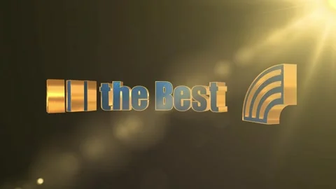 A high-quality 3D gold text animation rotating against a clean black background  Stock Footage 340754432