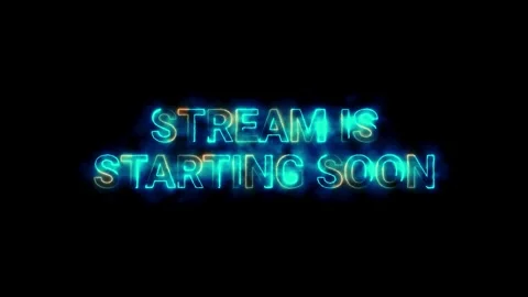 High-Quality 4K 'Stream Starting Soon' Animation for Broadcasts Vidéo 297960761