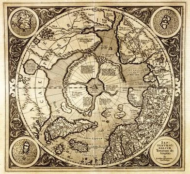 High Quality Antique World Map Stock Photos