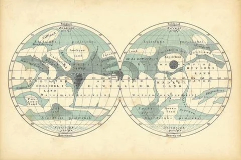 High Quality Antique World Map Stock Photos