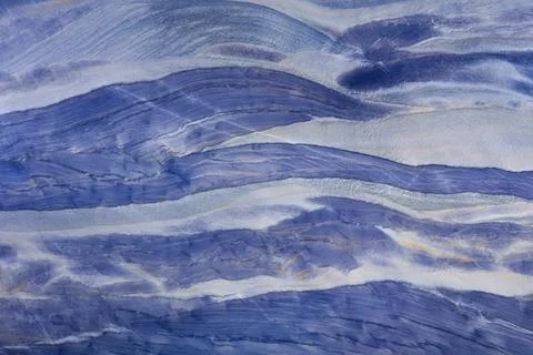 High-quality blue quartzite texture with intricate natural patterns and sh... Stock Photos