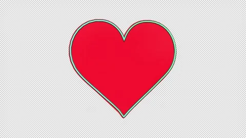 High-Quality Casino Element 3D Heart Loop Animation for Creatives Stock Footage 251797399