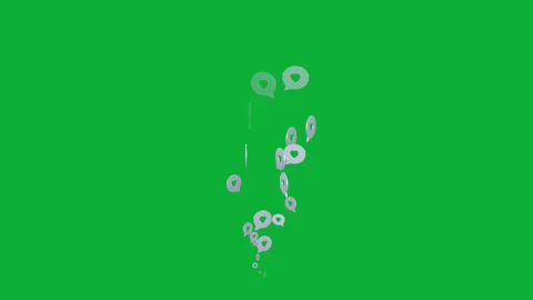 High-Quality Chat Heart Animations for Advertisements Stock Footage 277239881