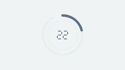 High quality design element showcasing a digital gauge showing fifty percen.. Stock Footage 321730886