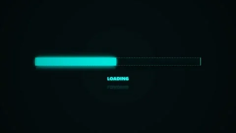 High quality design element video demonstrates modern loading progress for .. Stock Footage 321724800