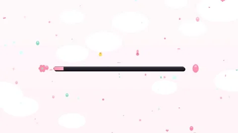 High quality design element video showcasing a stylish black and pink desig.. Stock Footage 322026753
