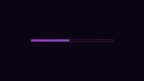 High quality design element for website loading progress bar with purple co.. Stock Footage 321724814