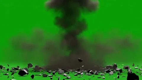 High-Quality Explosion Effects with Green Screen for Visual Effects Production Видео 327570424